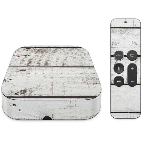Weathered Wood Apple TV Skin